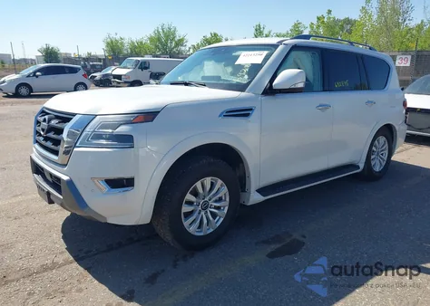2023 Nissan Armada Sv 4Wd from USA, damaged, VIN JN8AY2AD9P9692845